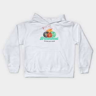 BREAKBEAT - Evolution (teal) Kids Hoodie